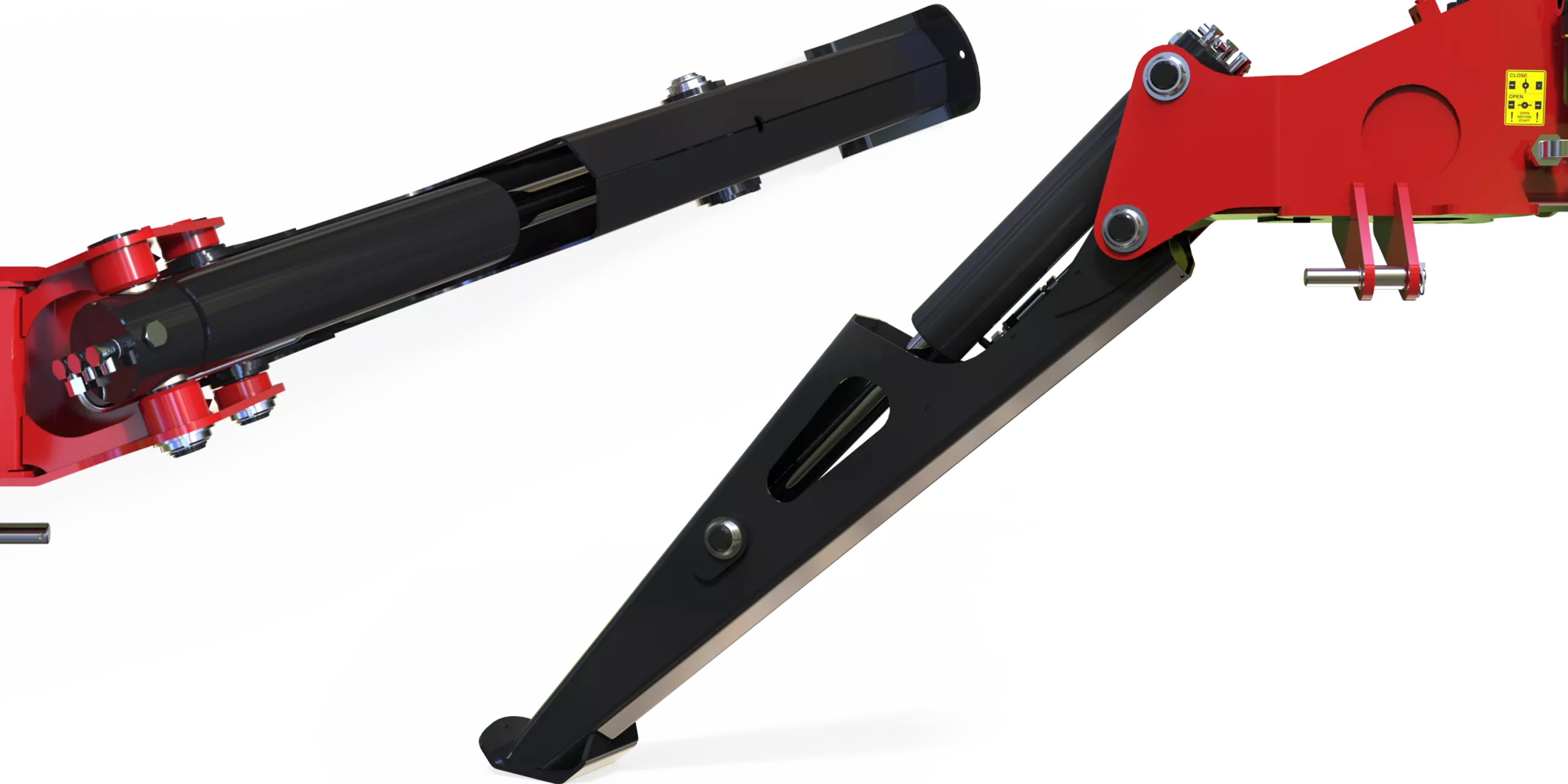 Stabiliser cylinders