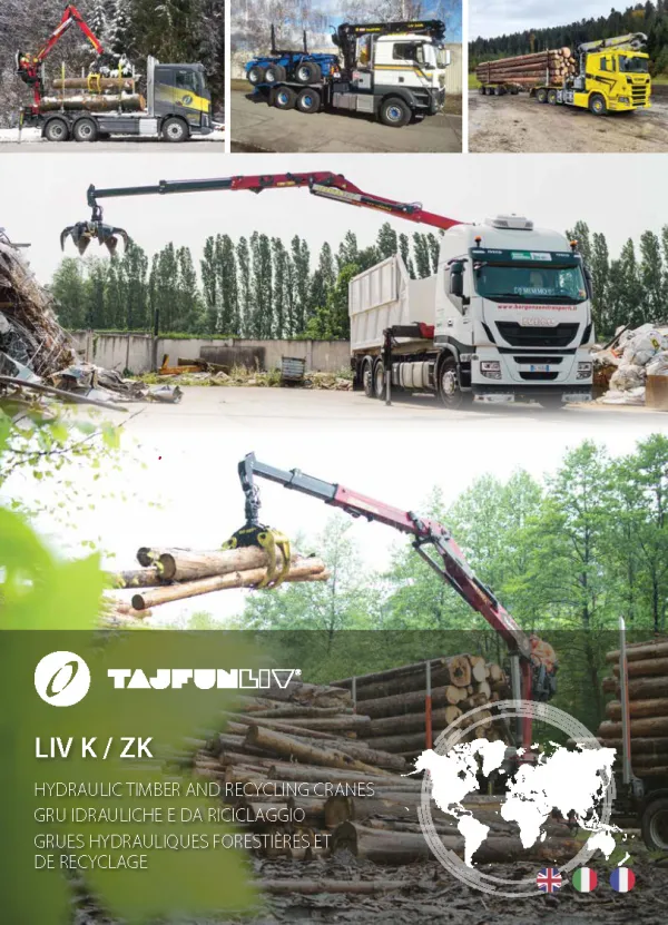 Catalogue Tajfun LIV Hydraulic cranes