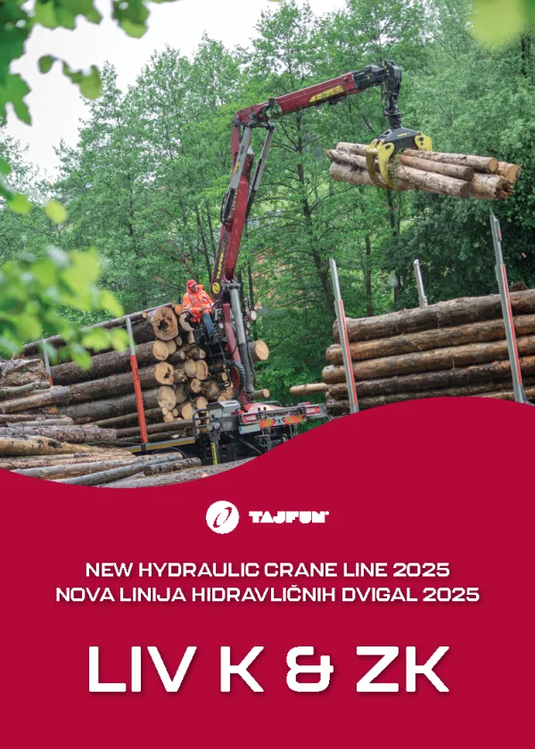 Tajfun LIV hydraulic cranes