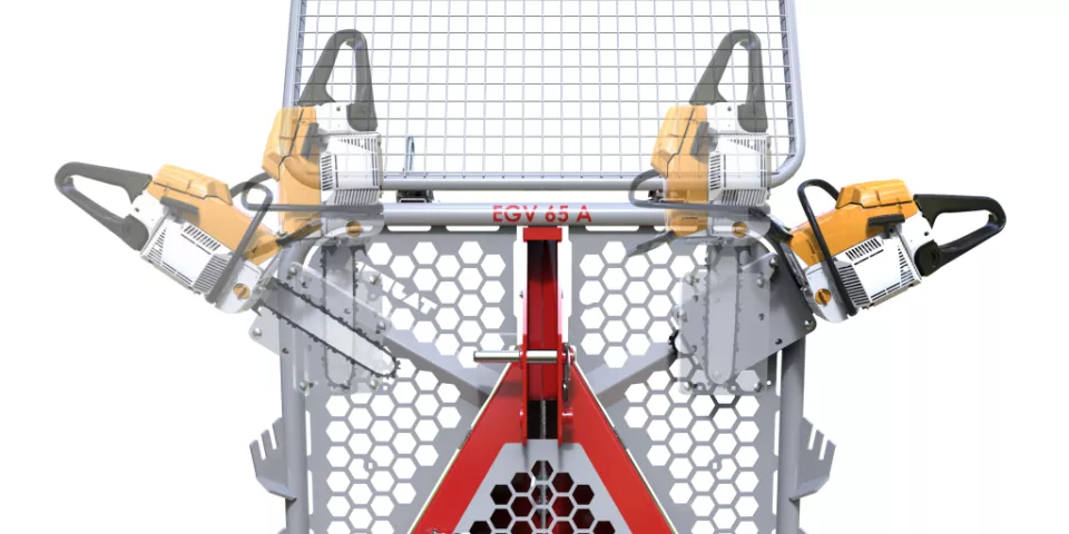 Motor saw holder